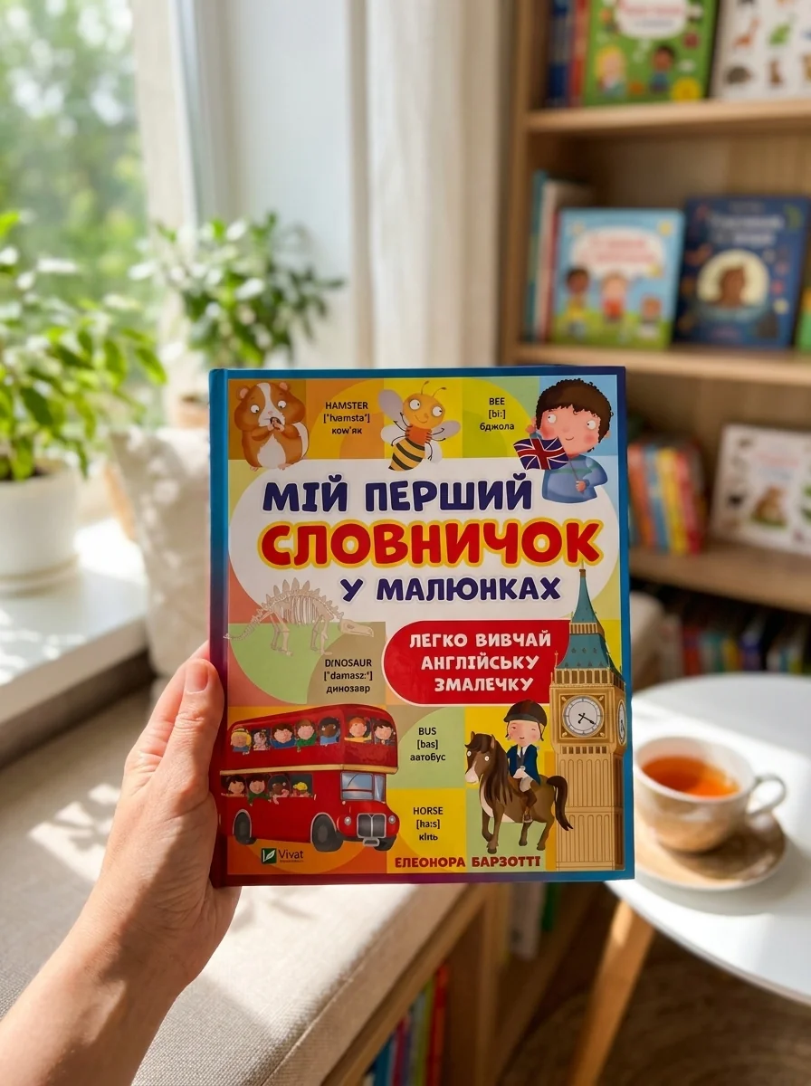 Мій перший словничок у малюнках. Легко вивчай англійську змалечку | купити книгу онлайн