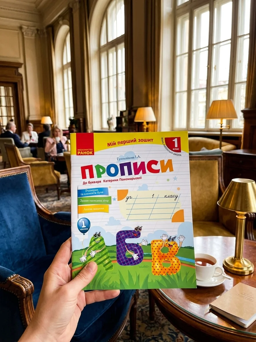 Мій перший зошит. 1 клас. Прописи до букваря Катерини Пономарьової. Частина 1 — Вивчення мов