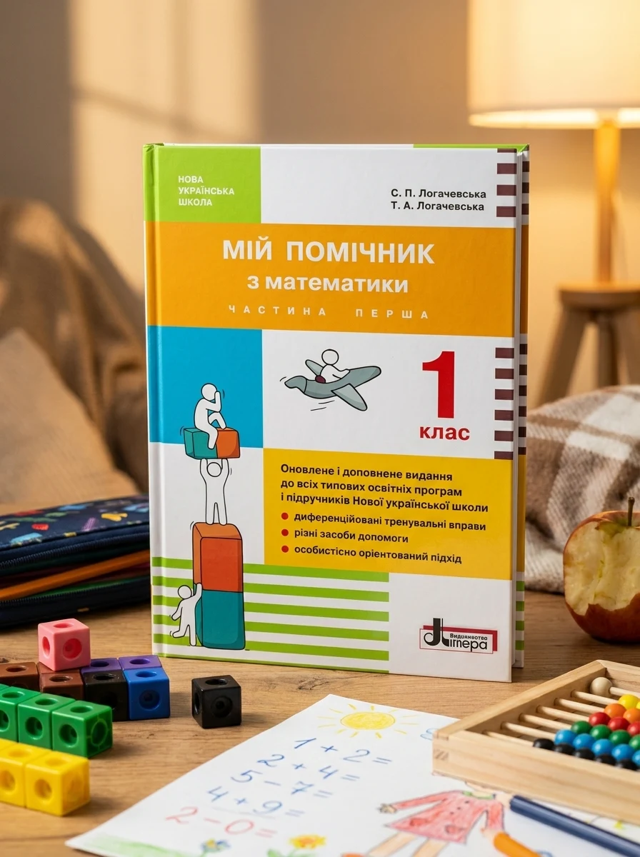 Мій помічник з математики. 1 клас (комплект у 2-ох частинах) — Дім, сім'я, релігія