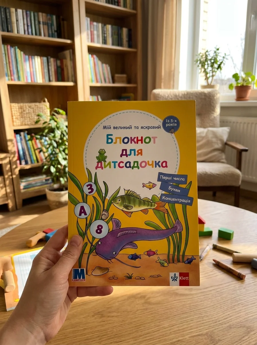 Мій великий та яскравий блокнот для дитсадочка — Брітта Форбах, обкладинка