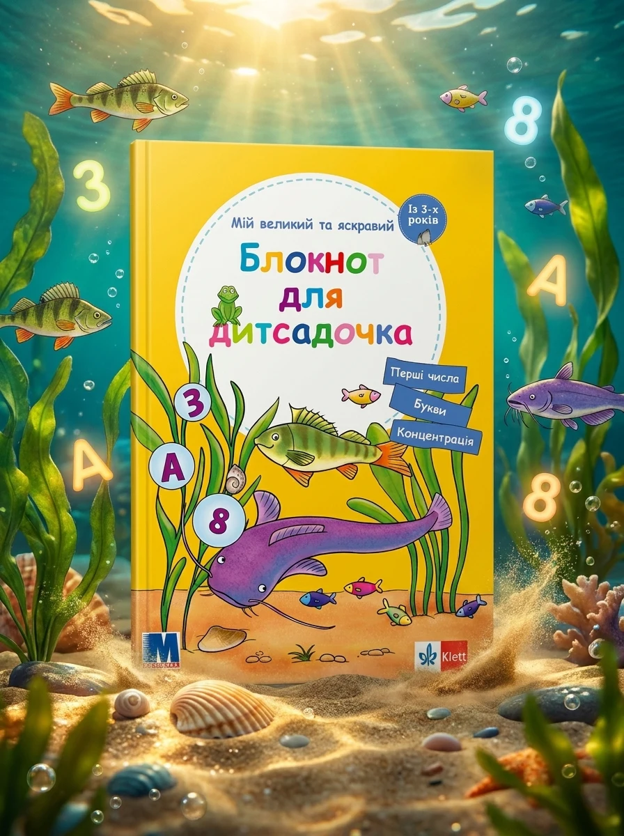 Мій великий та яскравий блокнот для дитсадочка — Книги