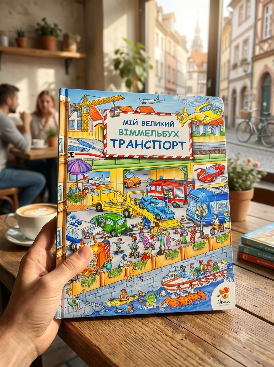 Мій великий Віммельбух. Транспорт, обкладинка