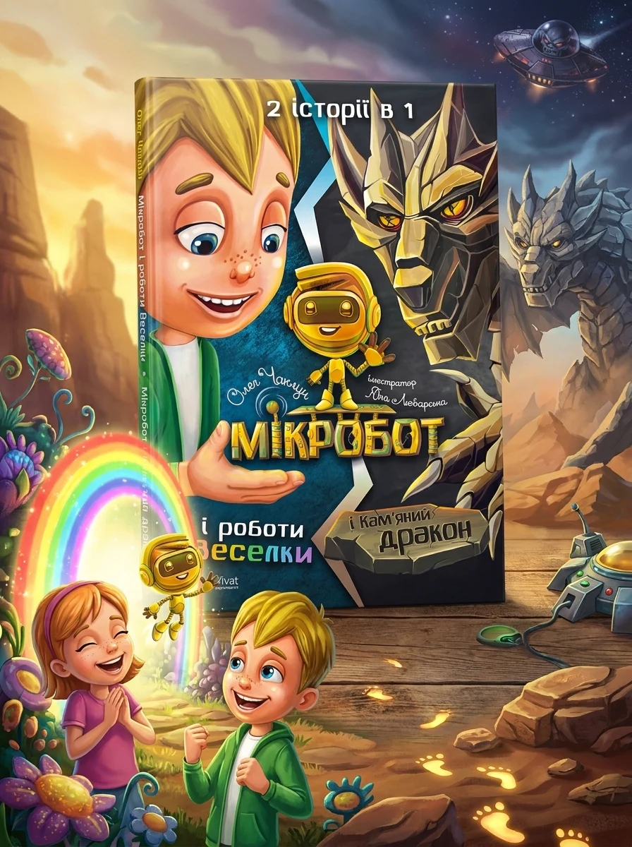 Мікробот і роботи Веселки. Мікробот і Кам’яний дракон — Навчальна література