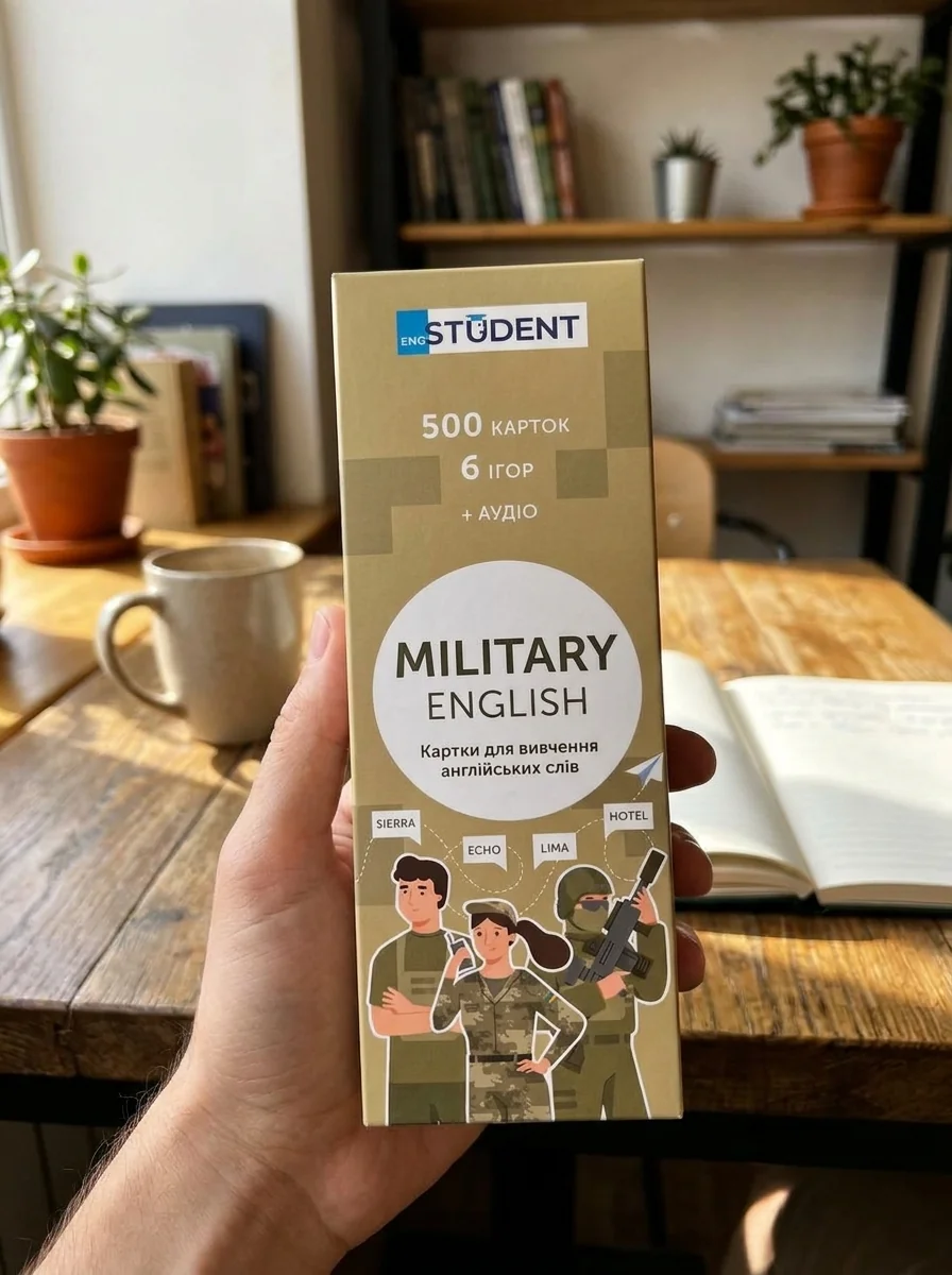Military (500) англійська — English Student, обкладинка