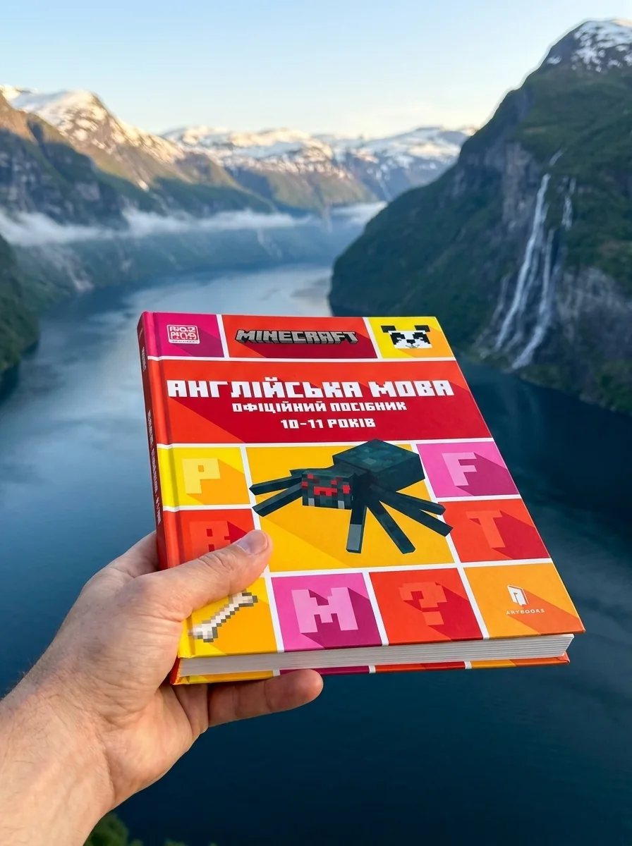 Minecraft. Англійська мова. Офіційний посібник. 10-11 років — Розвивальні книги