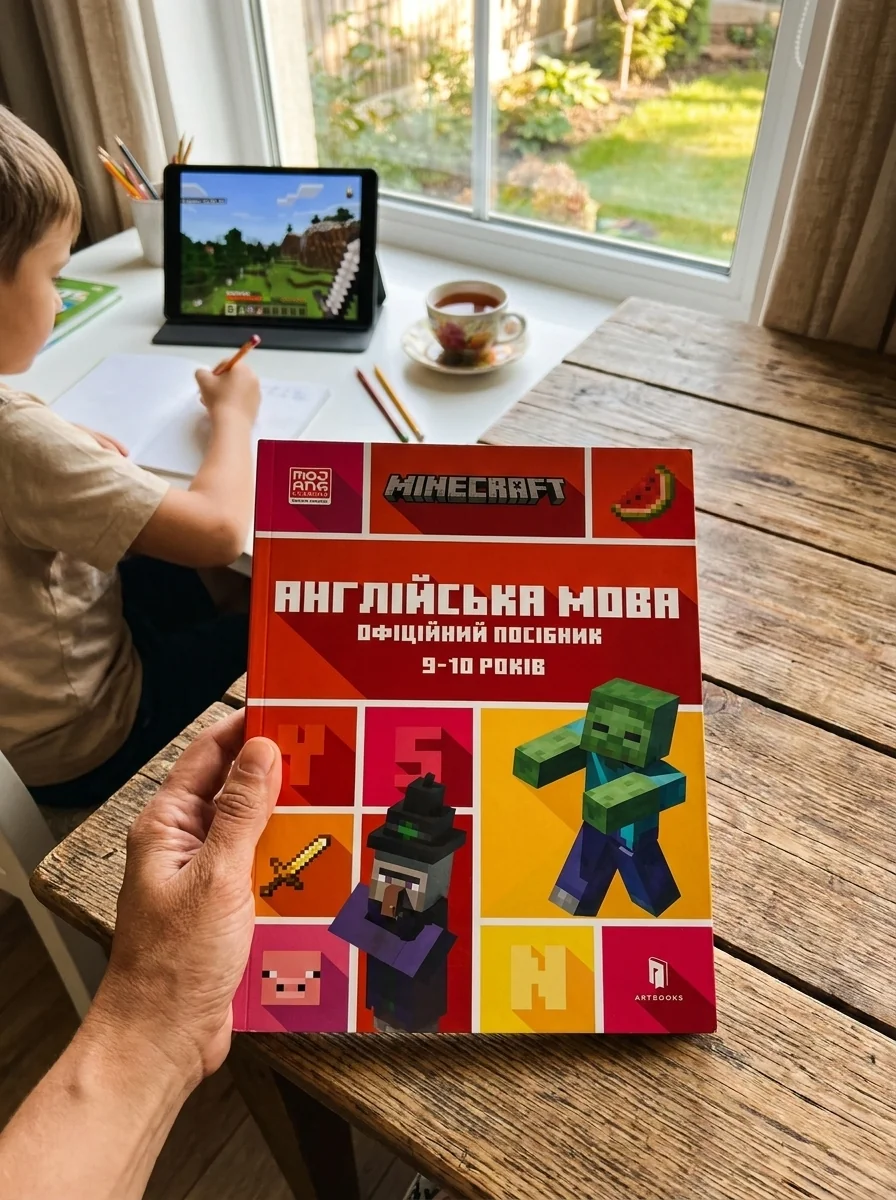 Minecraft. Англійська мова. Офіційний посібник. 9-10 років — фото 2
