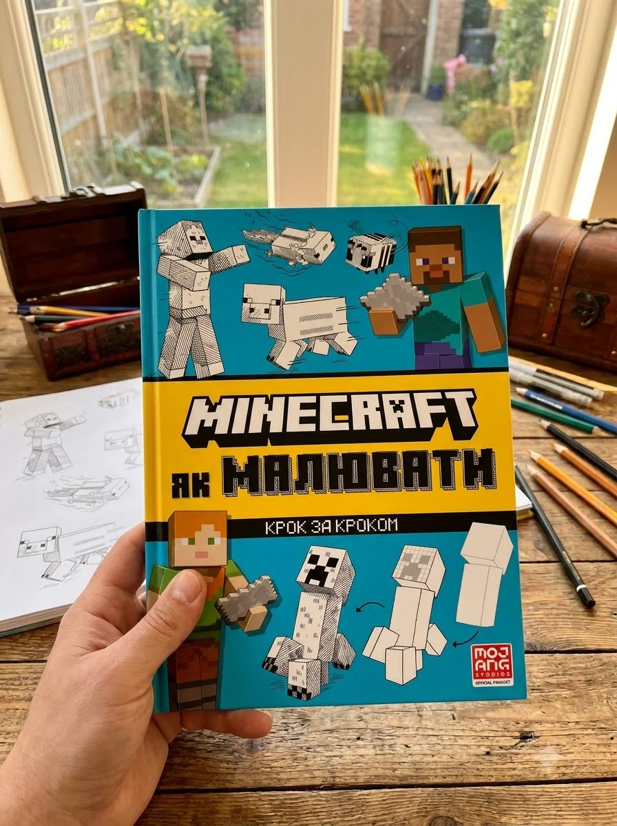 MINECRAFT Як малювати — Джо Мак-Ларен, обкладинка