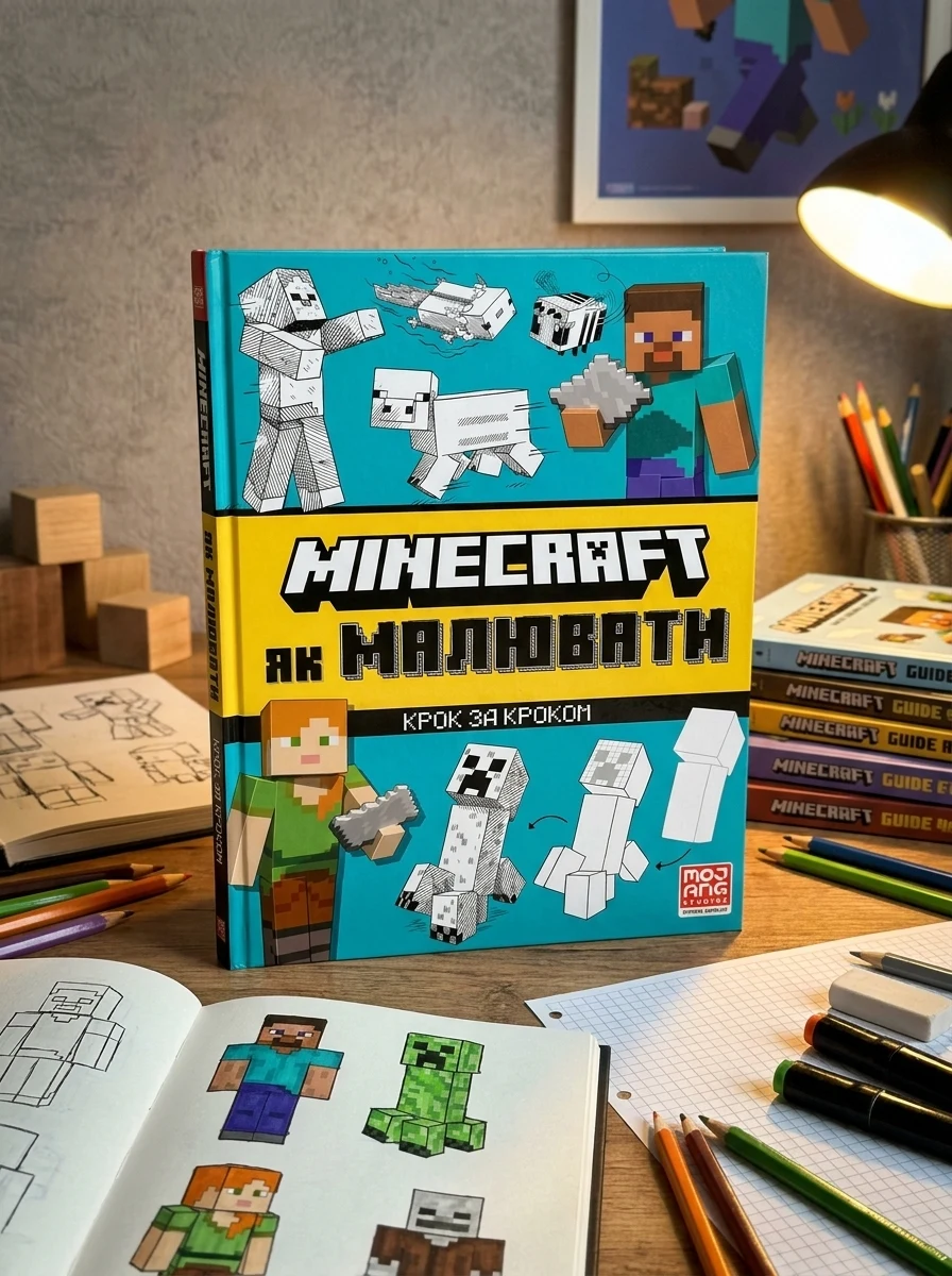 MINECRAFT Як малювати — Дитяча література