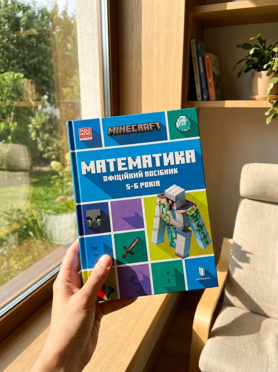 Minecraft. Математика. Офіційний посібник. 5-6 років — Розвивальні книги
