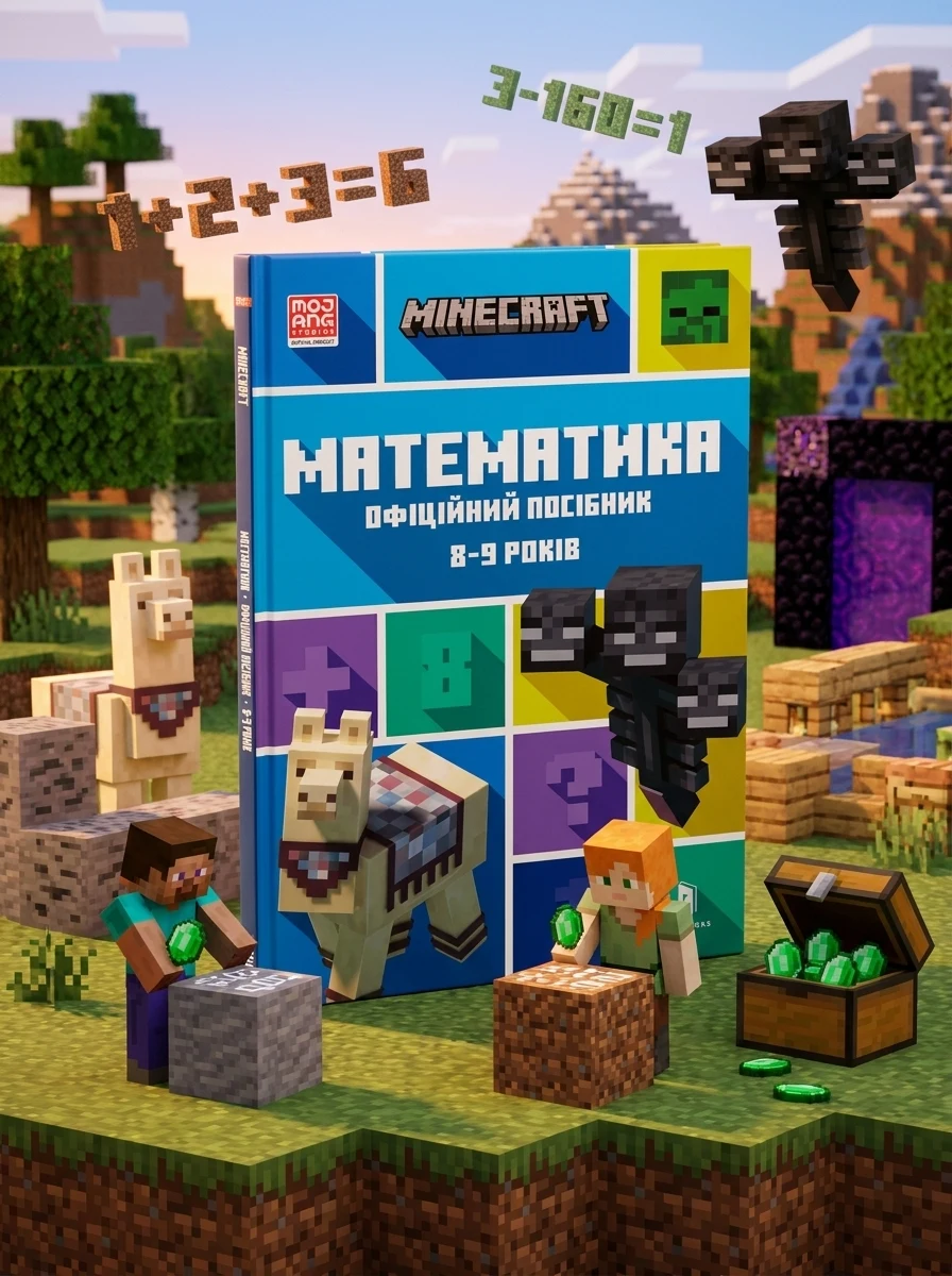 MINECRAFT Математика. Офіційний посібник. 8-9 років — фото 2
