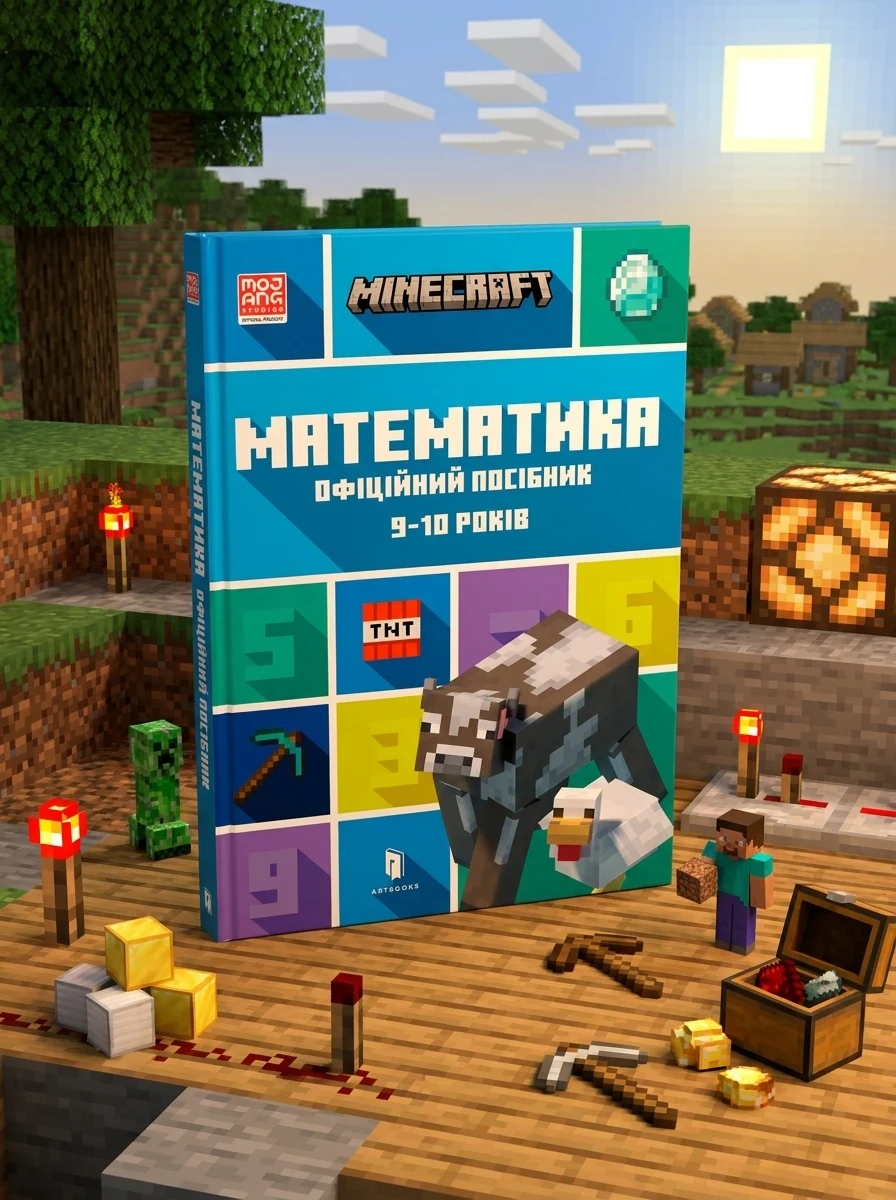 MINECRAFT Математика. Офіційний посібник. 9-10 років — Дитяча література