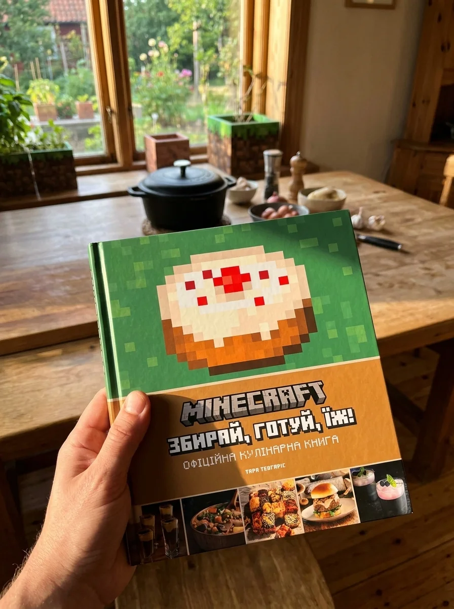 Minecraft. Офіційна кулінарна книга — Тара Теогаріс, обкладинка