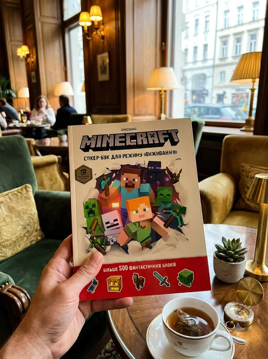 Minecraft. Стікербук для режиму «Виживання» — Книги з наліпками