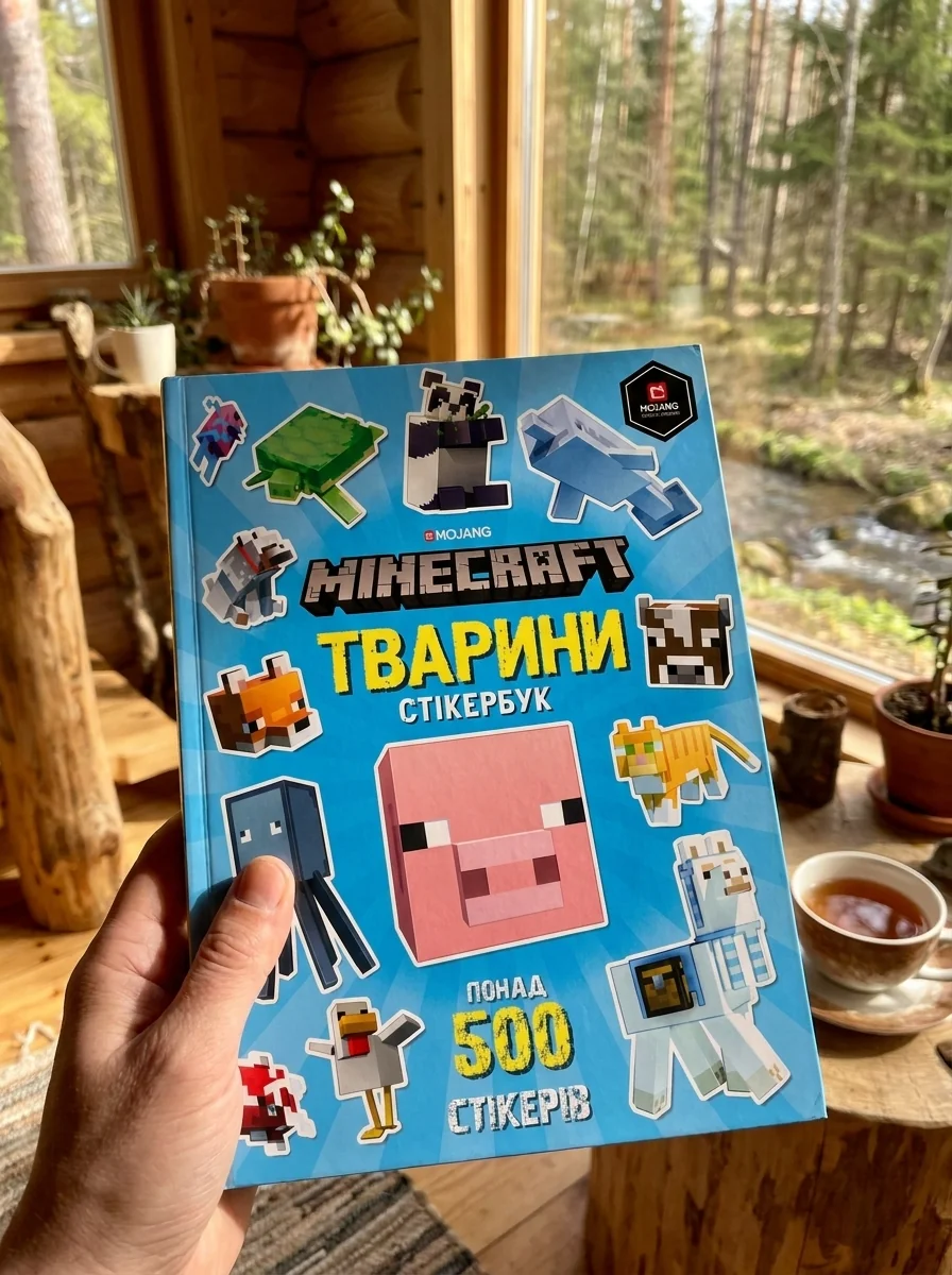 Minecraft. Стікербук «Тварини» — Книги з наліпками
