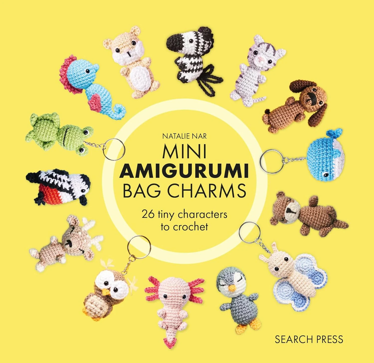 Mini Amigurumi Bag Charms. 23 Adorable Keyrings to Crochet