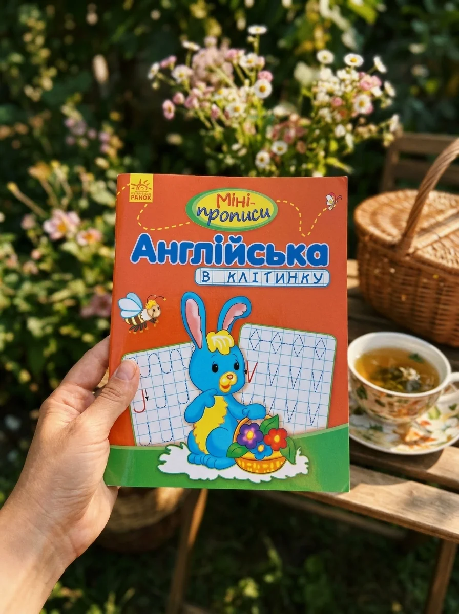 Міні-прописи. Англійська в клітинку — Книги