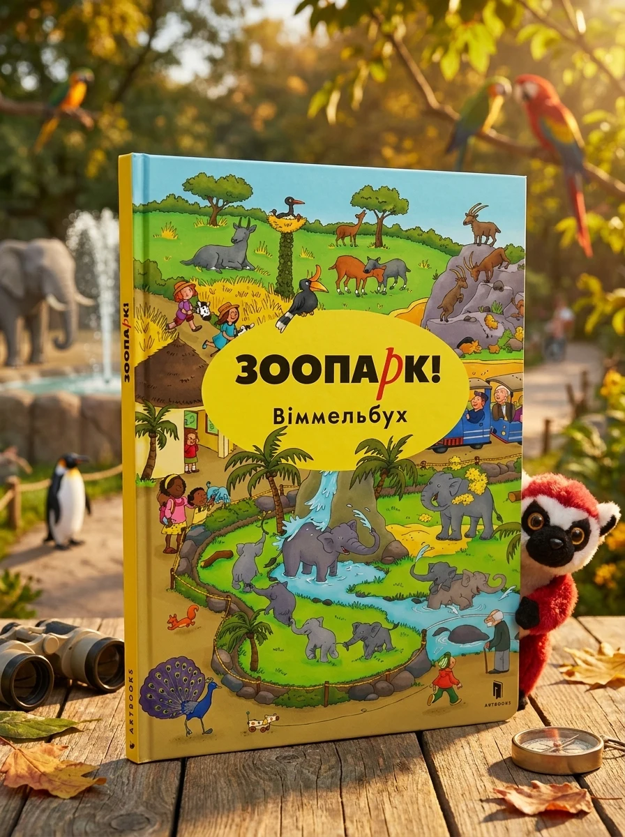 Міні Зоопарк! Віммельбух — Дитячі книги
