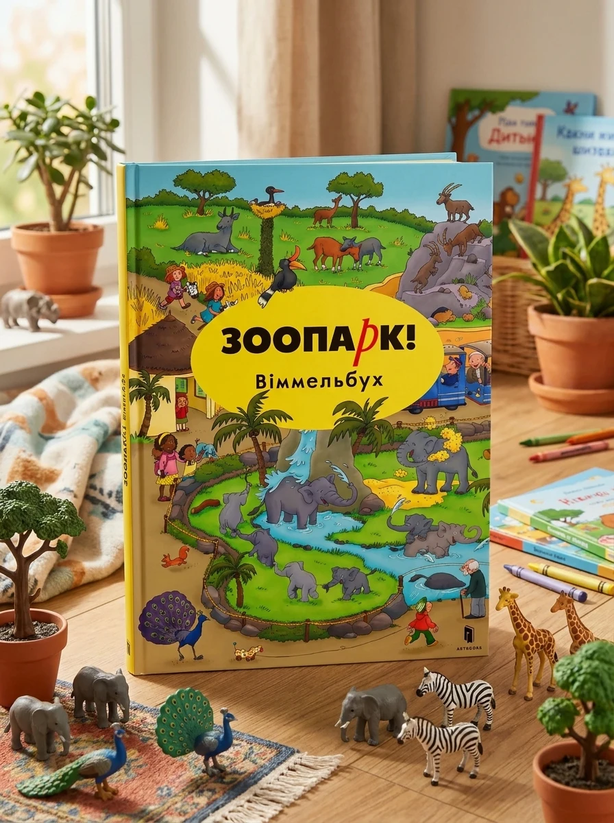 Міні Зоопарк! Віммельбух — Дитяча література