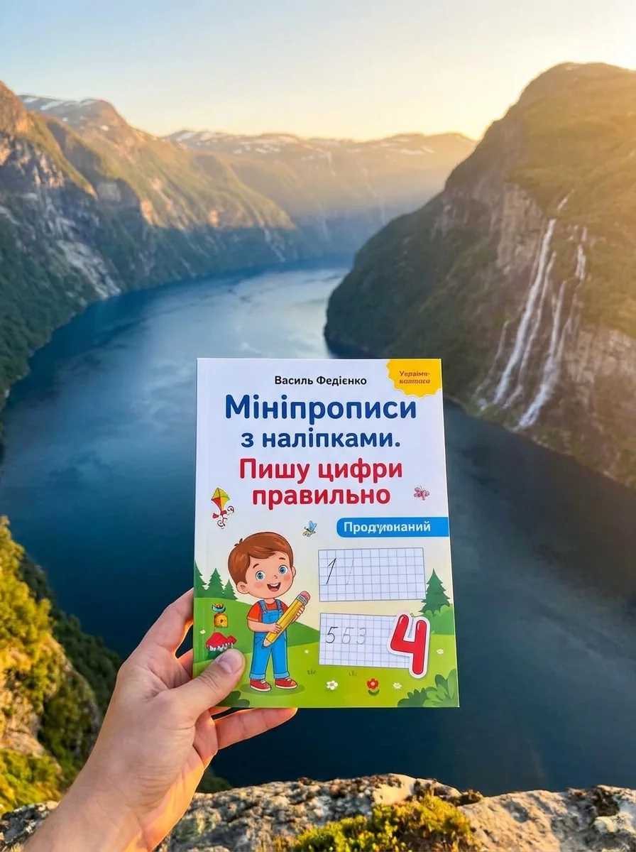 Мініпрописи з наліпками. Пишу цифри правильно (5+) — фото 2