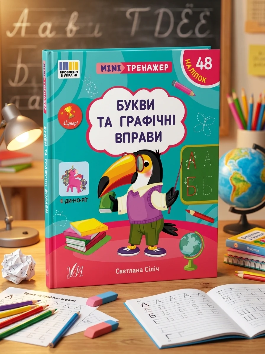 Мінітренажер. Букви та графічні вправи