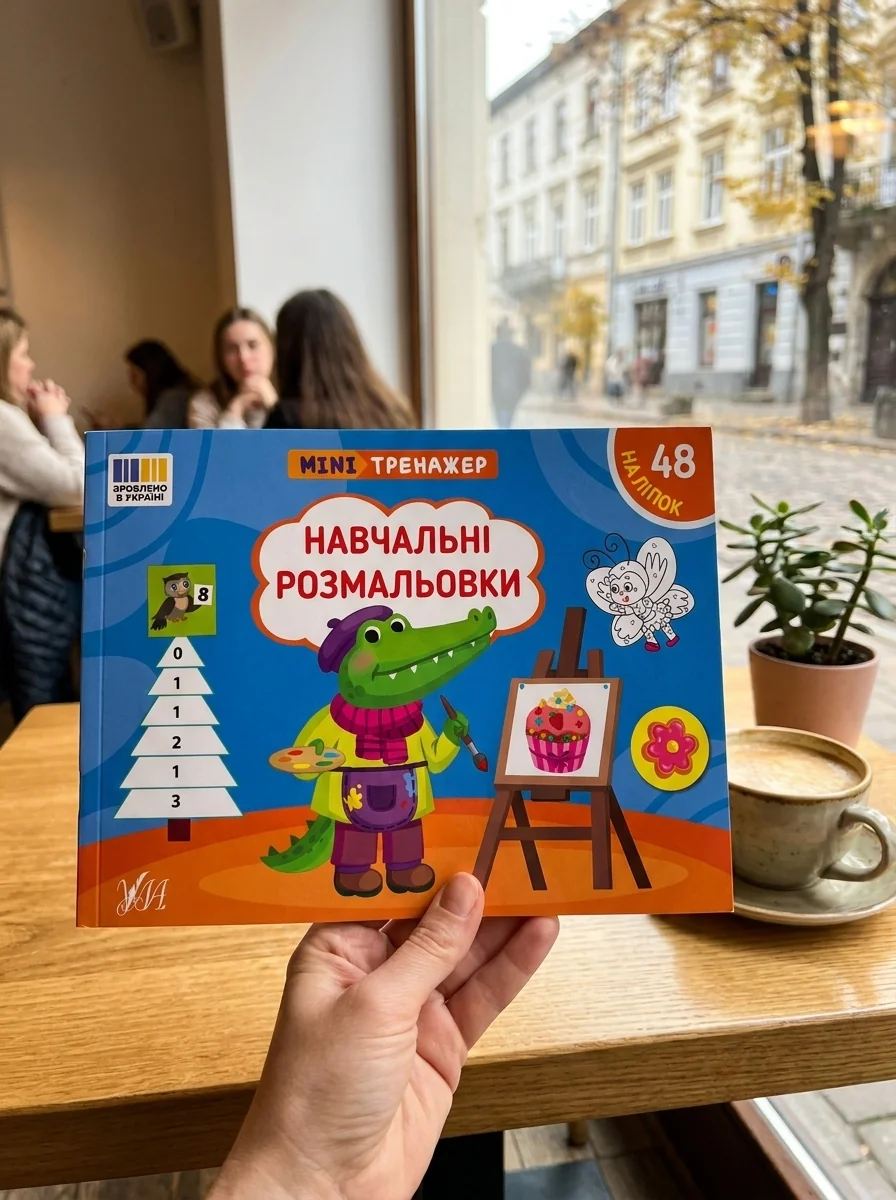 Мінітренажер. Навчальні розмальовки — Дитяча література