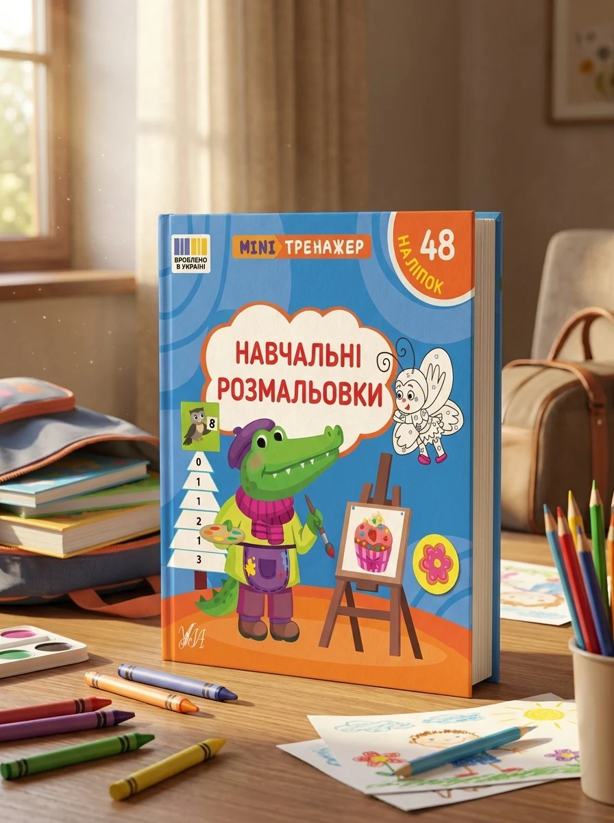 Мінітренажер. Навчальні розмальовки — фото 2