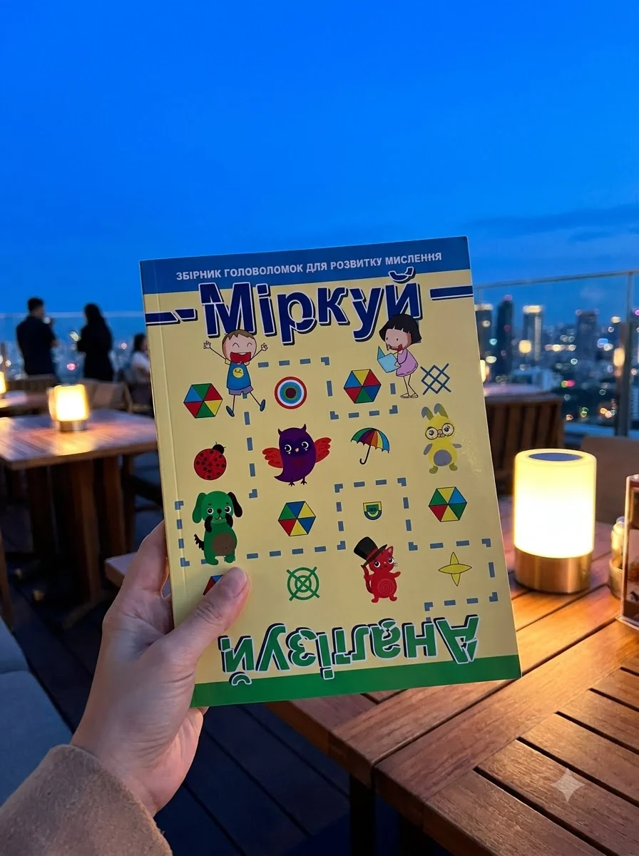 Міркуй. Аналізуй. Рівень 1 — Людмила Кієнко, обкладинка