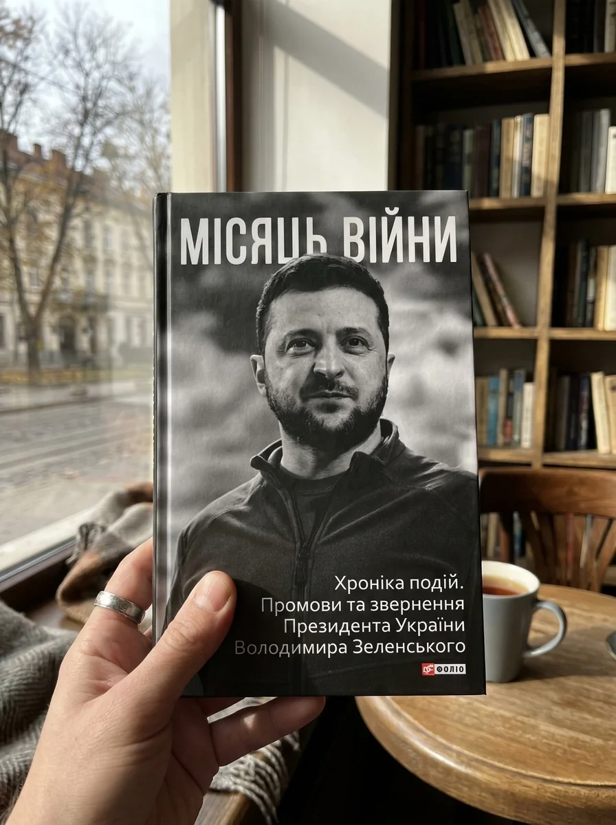 Місяць війни. Хроніка подій. Промови та звернення Президента України Володимира Зеленського | купити книгу онлайн