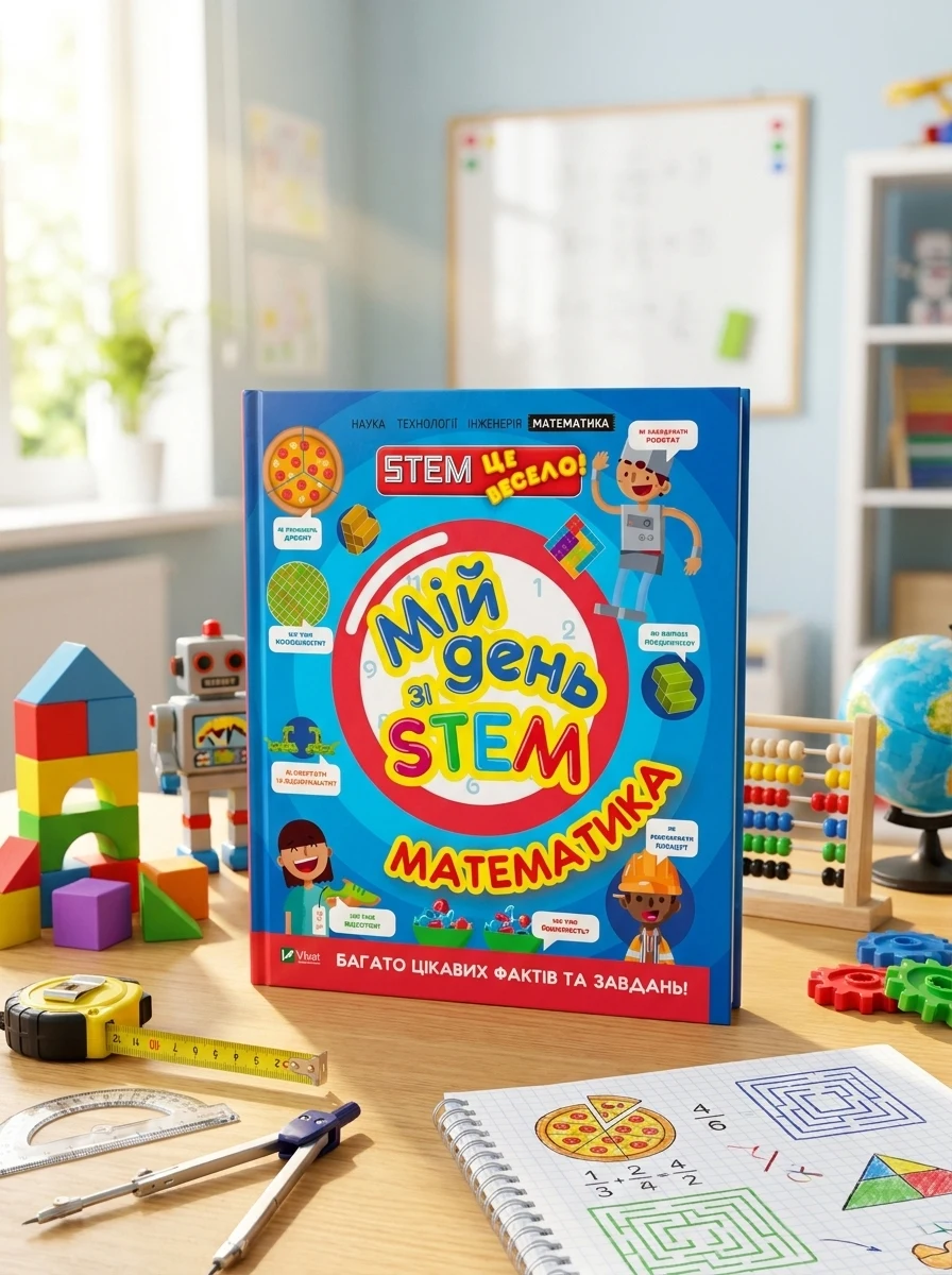 Мій день зі STEM. Математика — Дитяча література