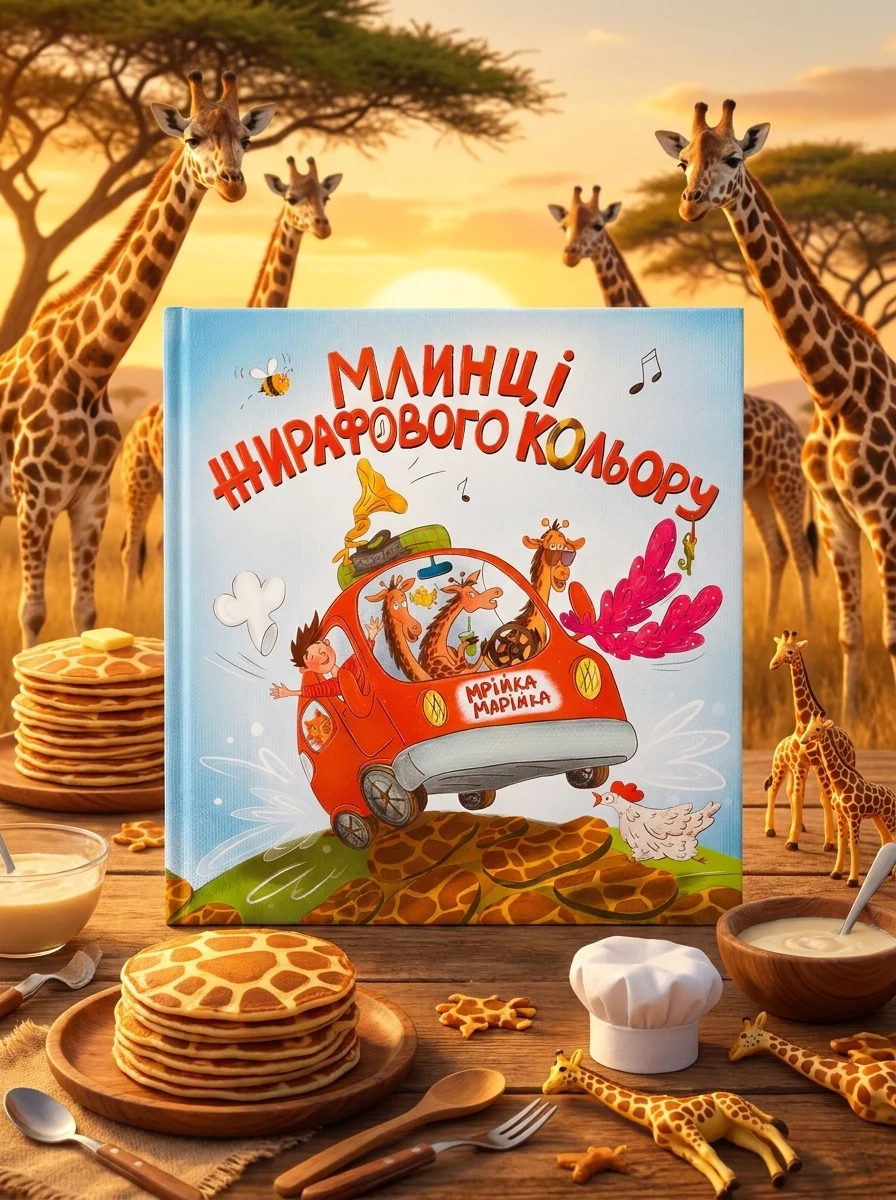 Млинці жирафового кольору
