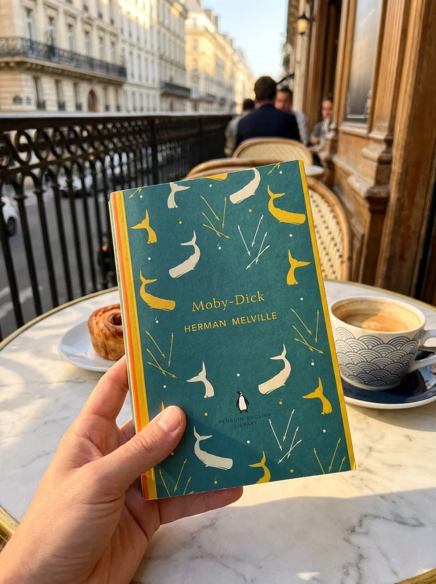 Moby-Dick — Герман Мелвілл, обкладинка