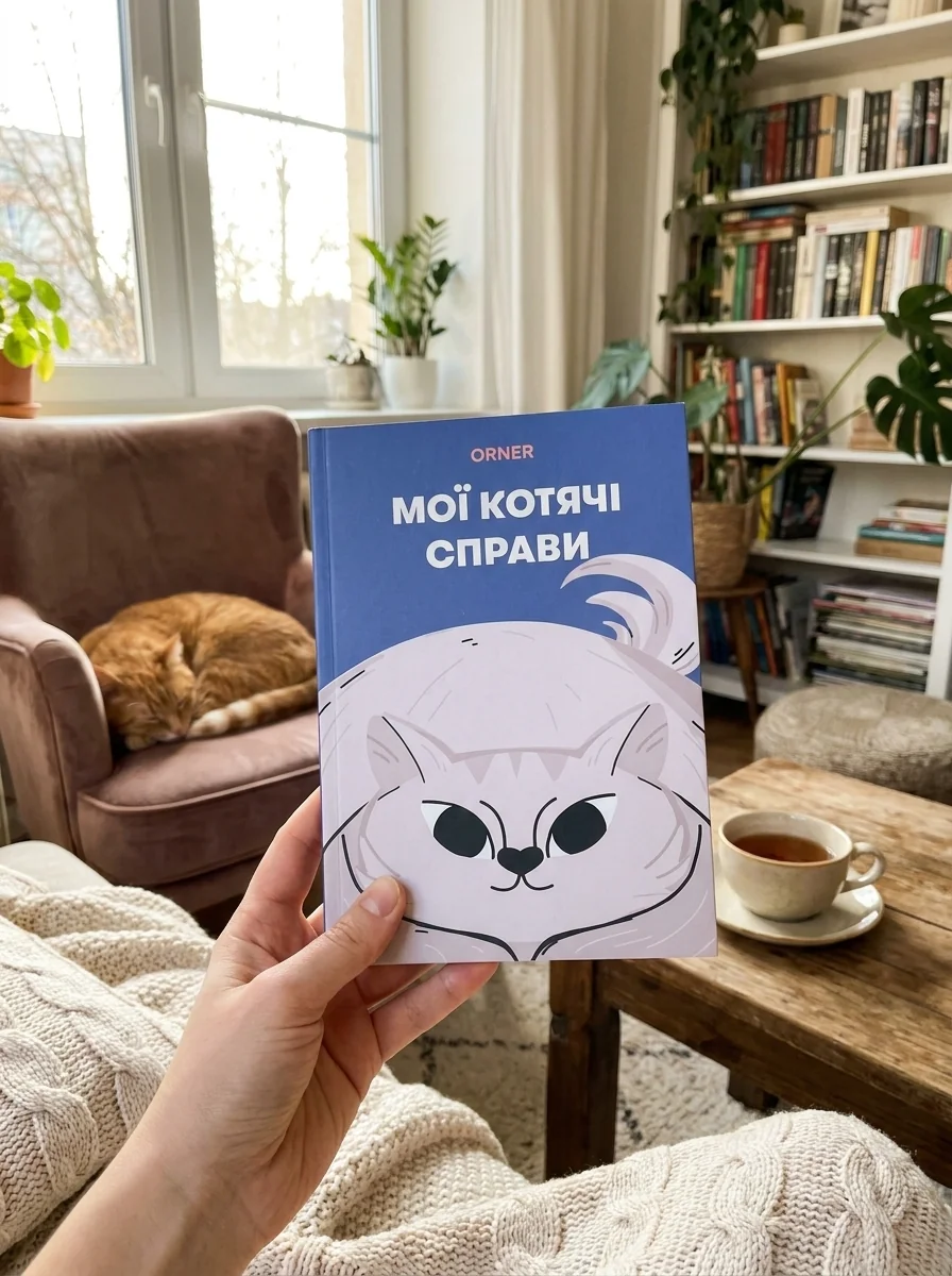 Мої котячі справи (синій)