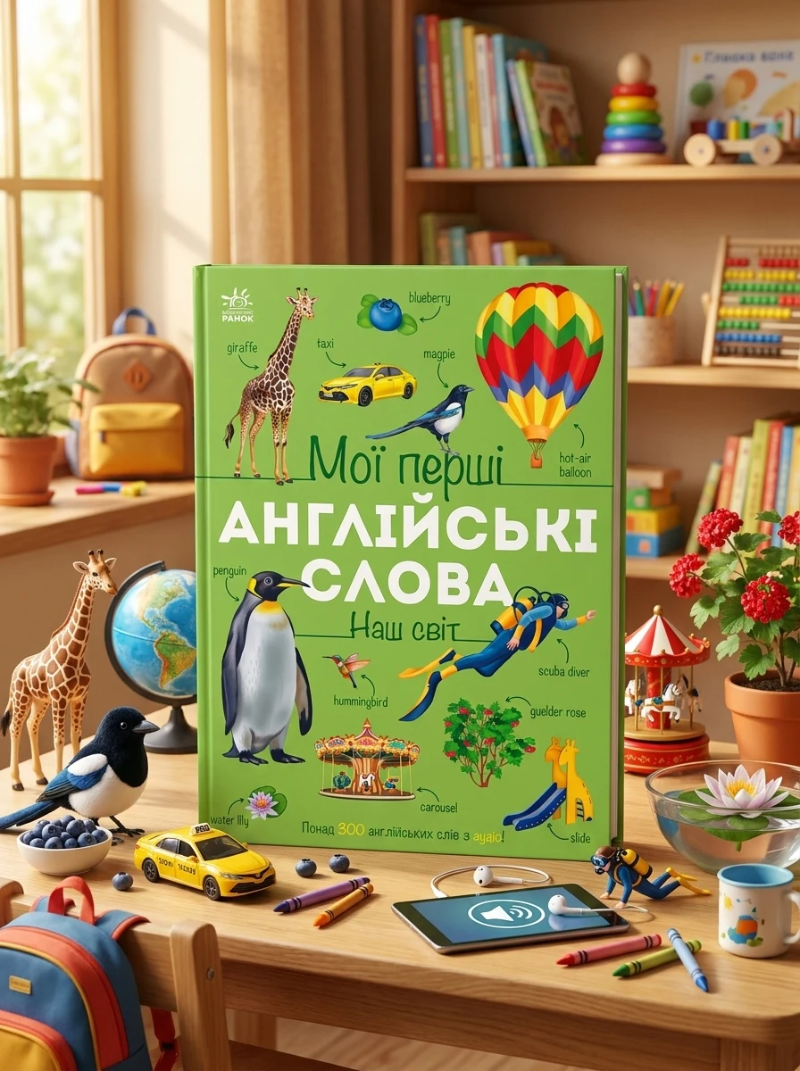 Мої перші англійські слова. Наш світ (з аудіо) — Вивчення мов