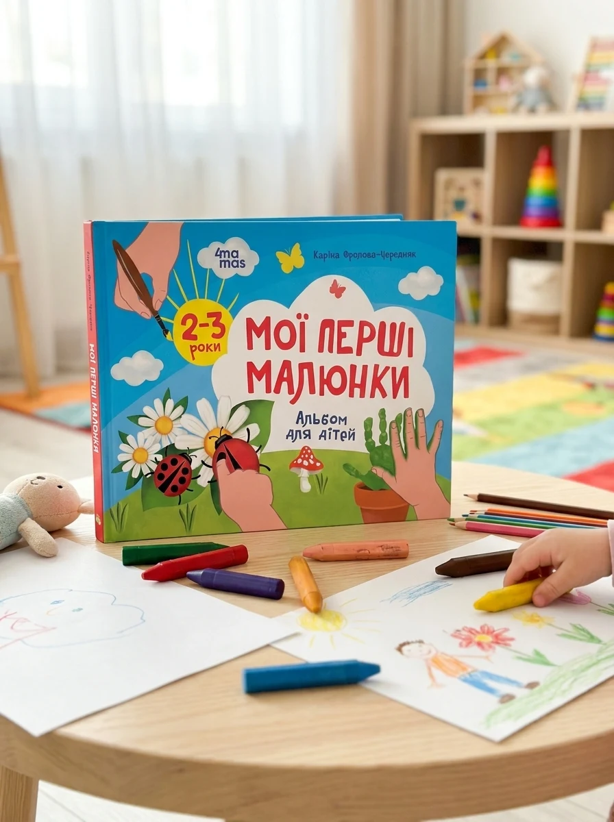 Мої перші малюнки. Альбом для дітей. 2–3 роки — Дитяча література