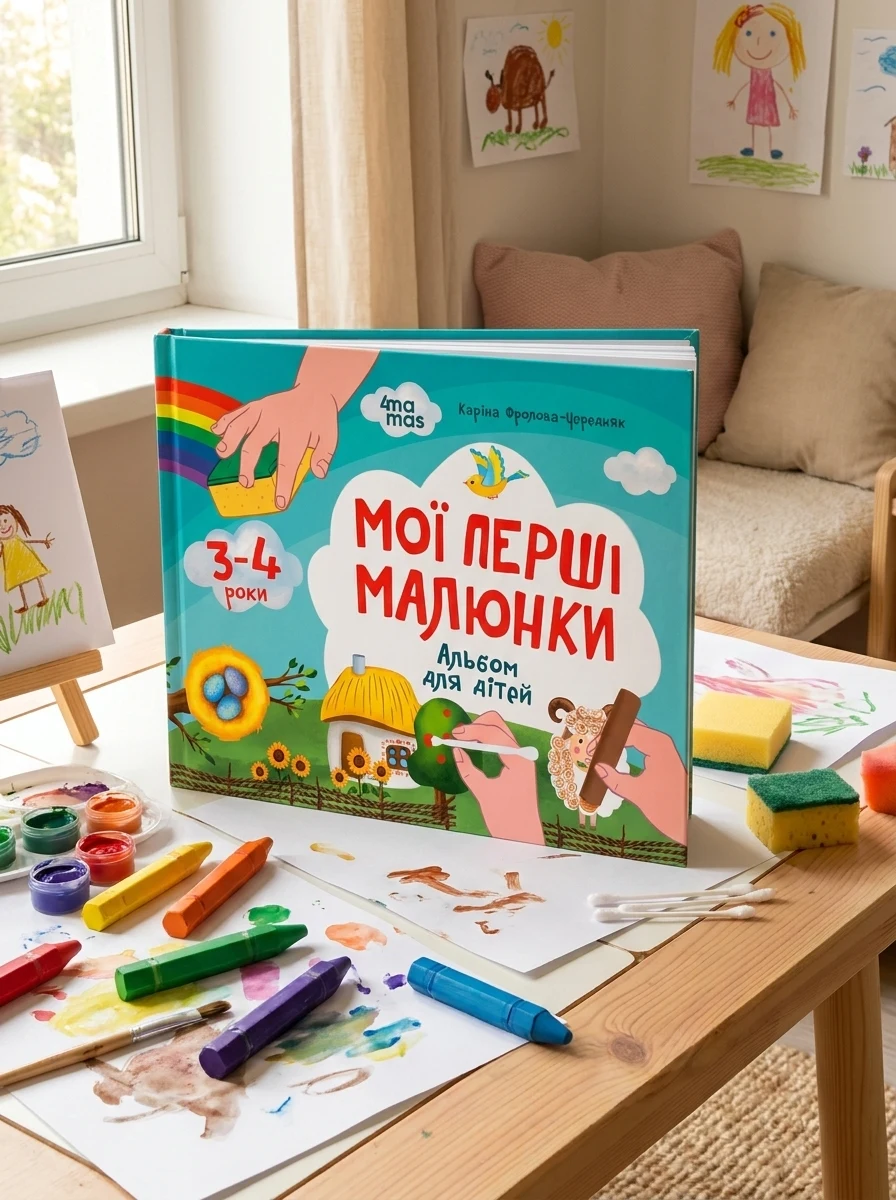 Мої перші малюнки. Альбом для дітей. 3-4 роки — Дім, сім'я, релігія