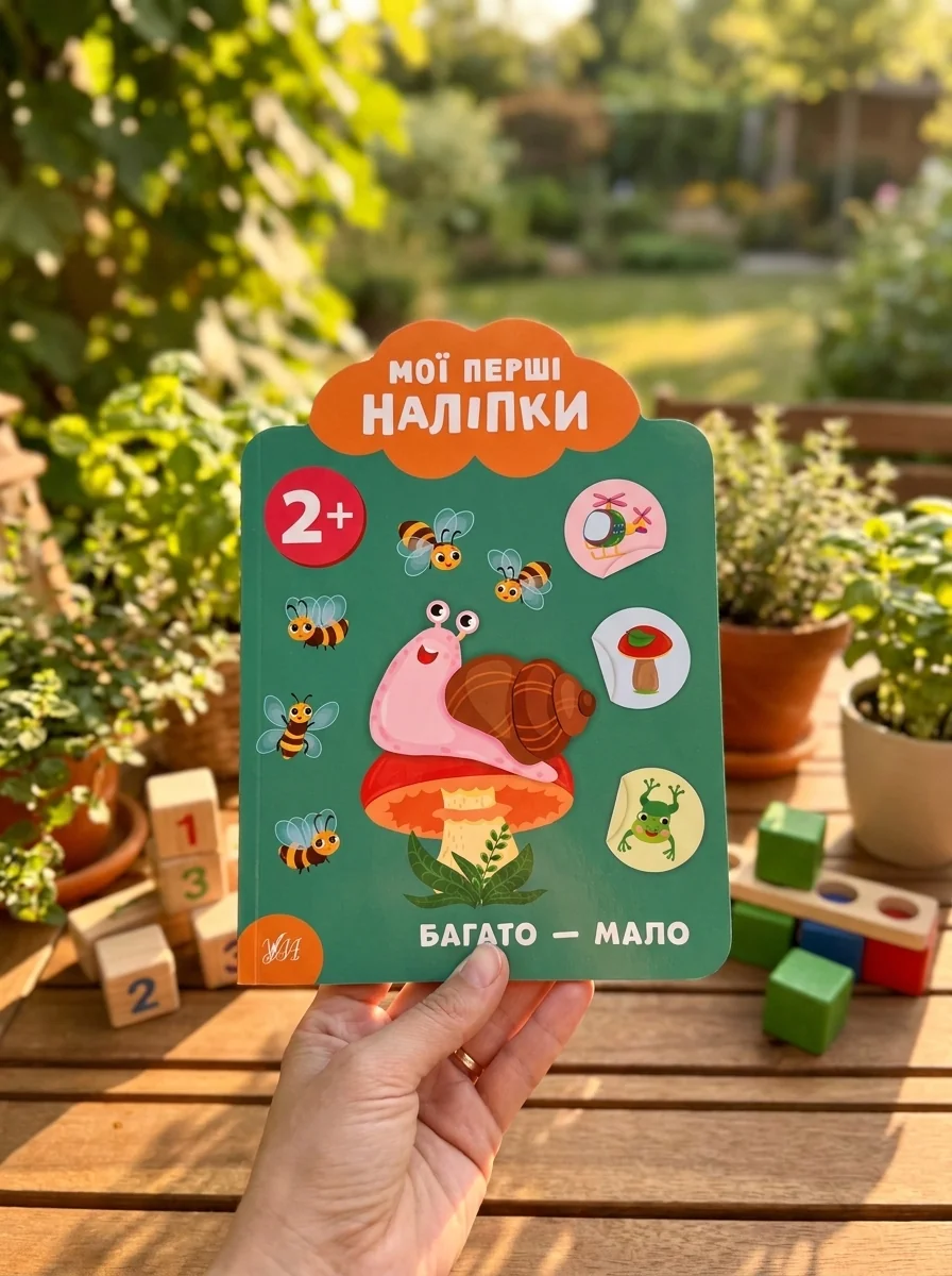 Мої перші наліпки. Багато — мало. 2+ — Книги з наліпками