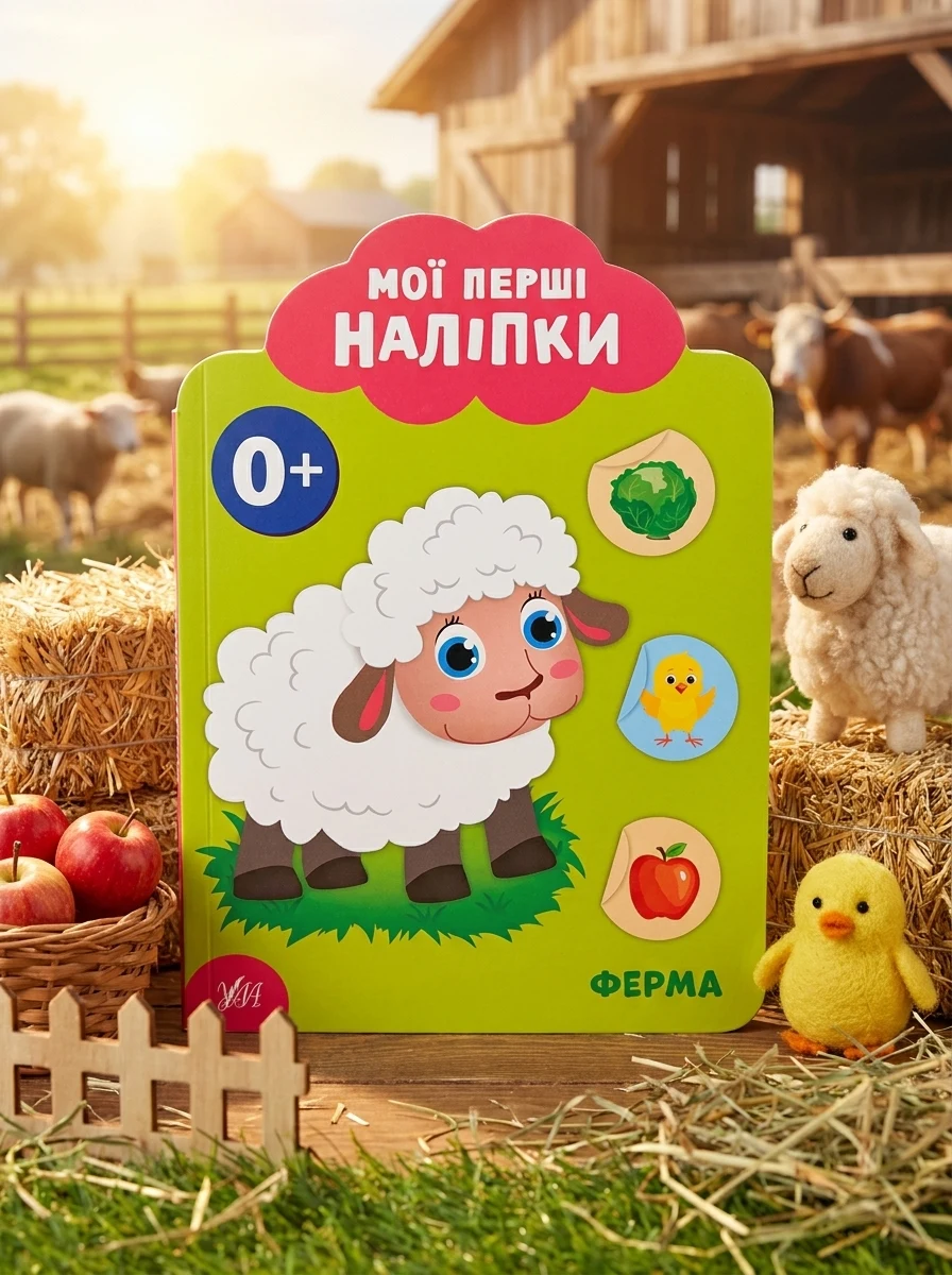 Мої перші наліпки. Ферма. 0+