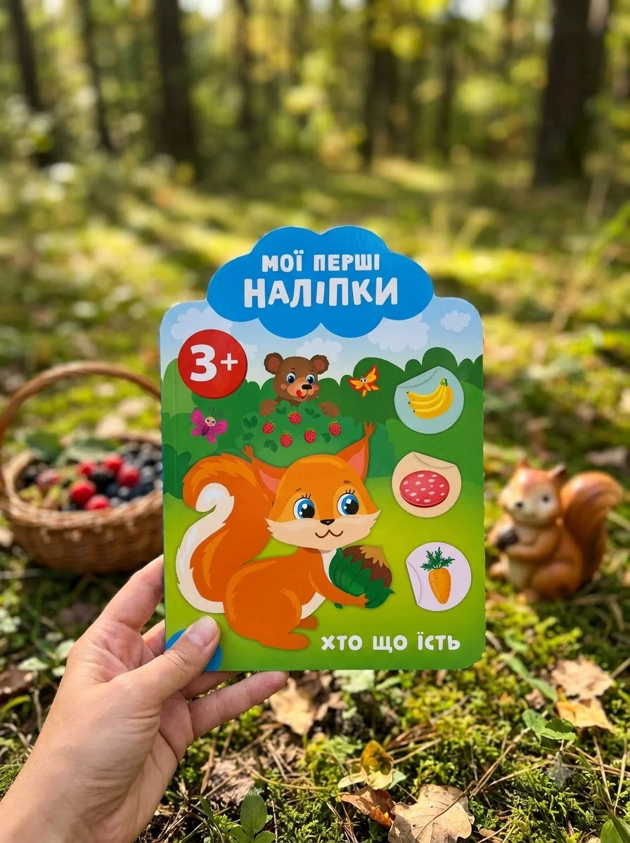 Мої перші наліпки. Хто що їсть. Від 3 років — фото 2