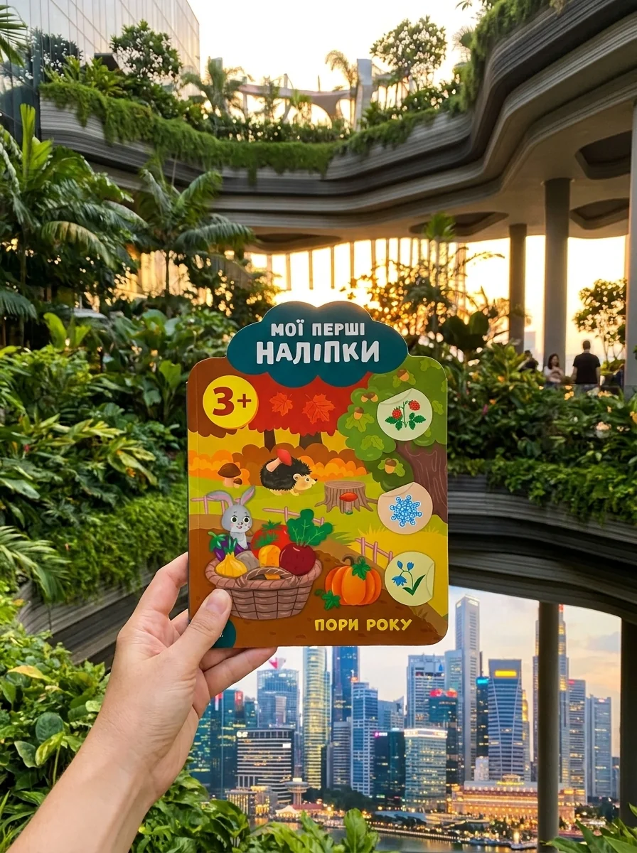 Мої перші наліпки. Пори року. Від 3 років — Книги з наліпками