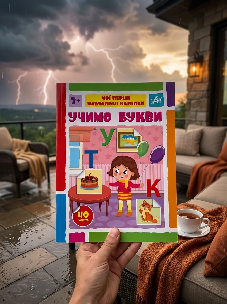 Мої перші навчальні наліпки. Учимо букви — фото 2
