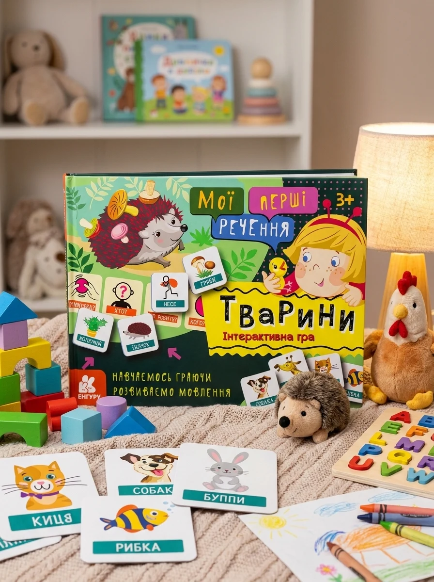 Мої перші речення. Тварини, — Вивчення мов