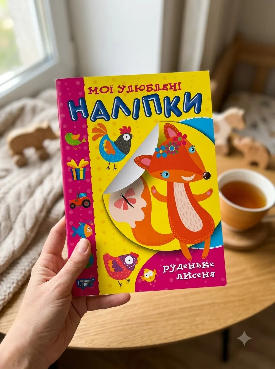 Мої улюблені наліпки. Руденьке лисеня — Дитяча література