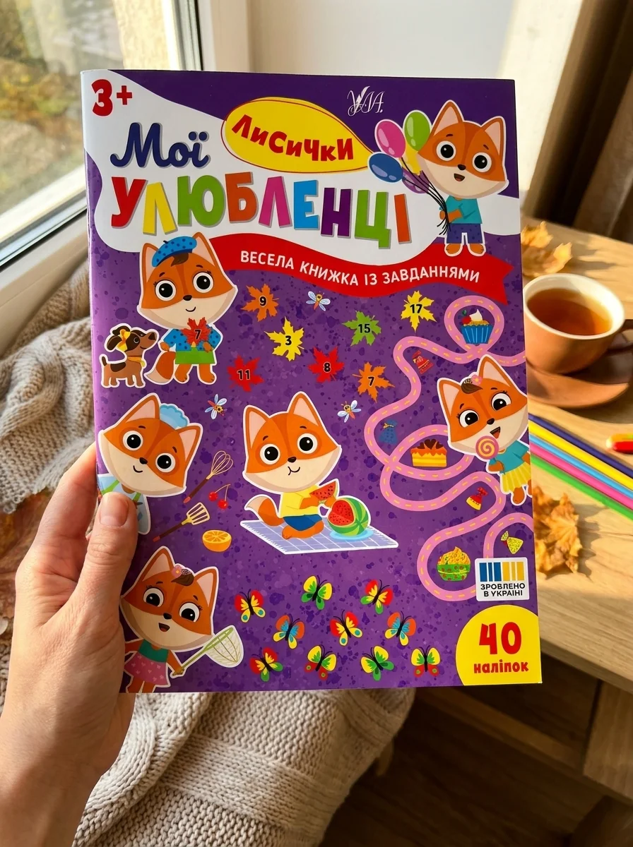 Мої улюбленці. Лисички — Ірина Цибань, обкладинка