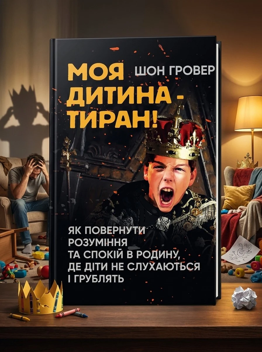 Моя дитина — тиран! Як повернути розуміння та спокій в родину, де діти не слухаються і грублять — Шон Гровер, обкладинка