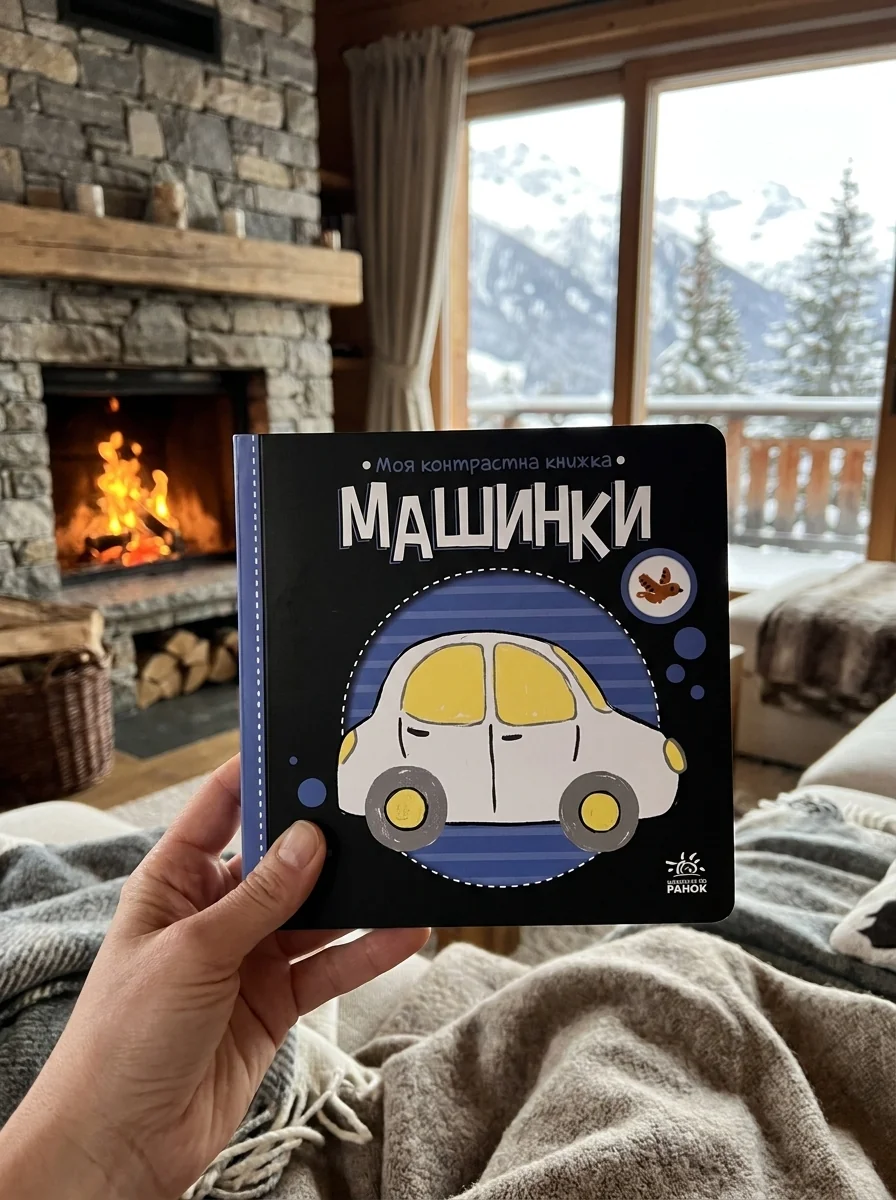 Моя контрастна книжка. Машинки — фото 2