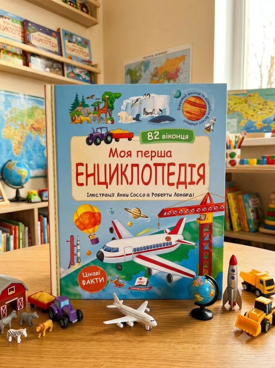 Моя перша енциклопедія. 82 віконця — Дитячі книги