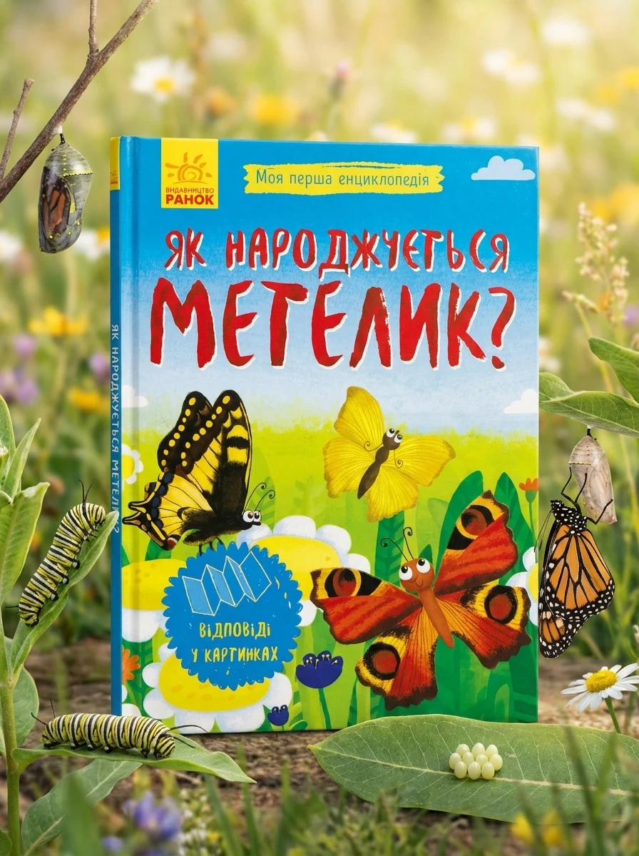 Моя перша енциклопедія. Як народжується метелик? — Книги