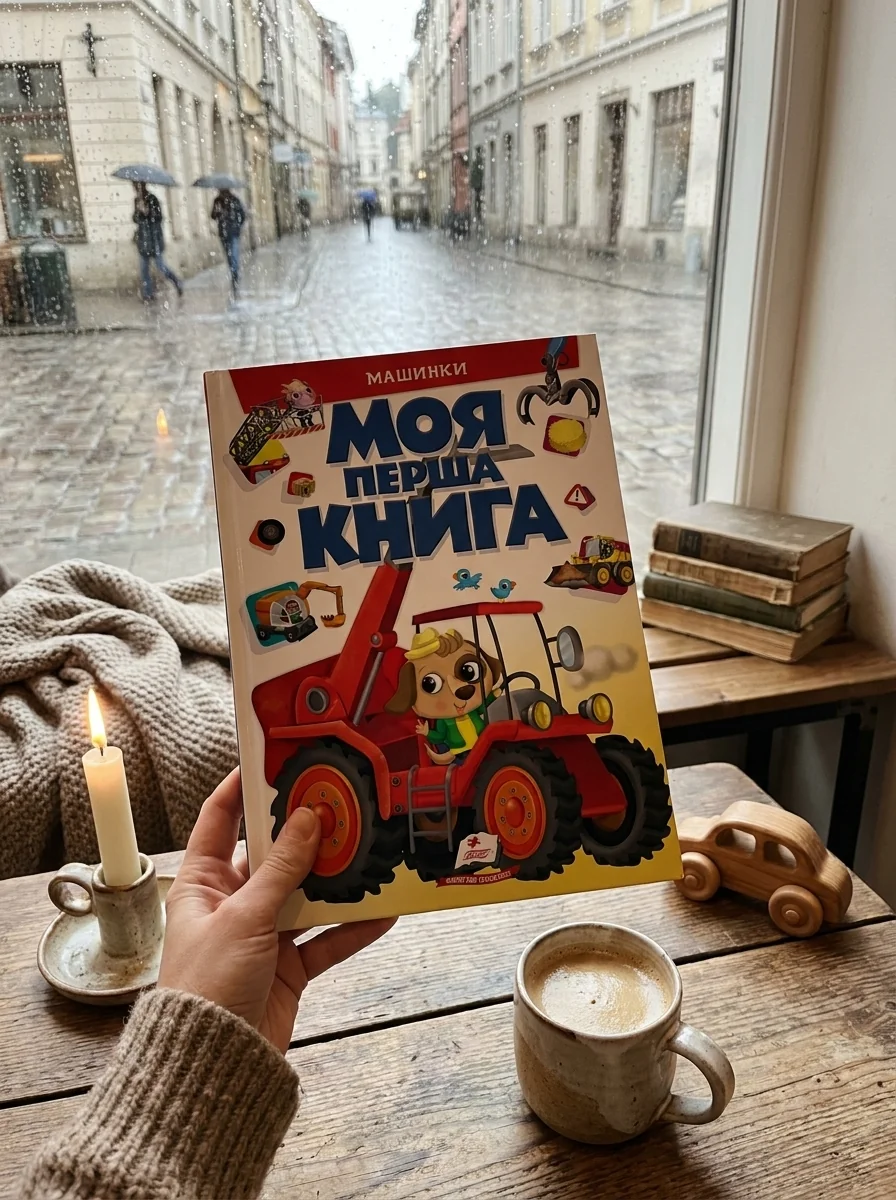 Моя перша книга. Машинки — Барзотті Елеонора, обкладинка