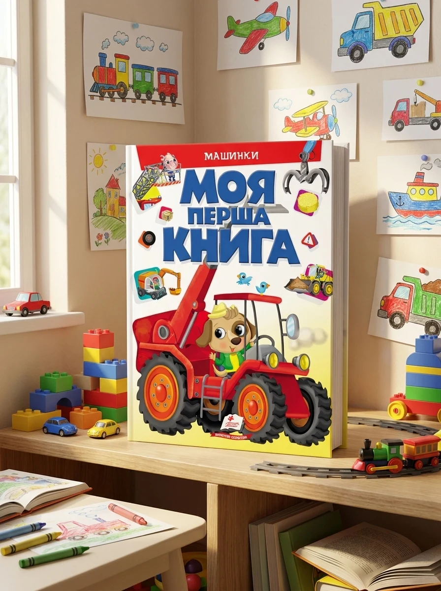 Моя перша книга. Машинки — Дитячі книги