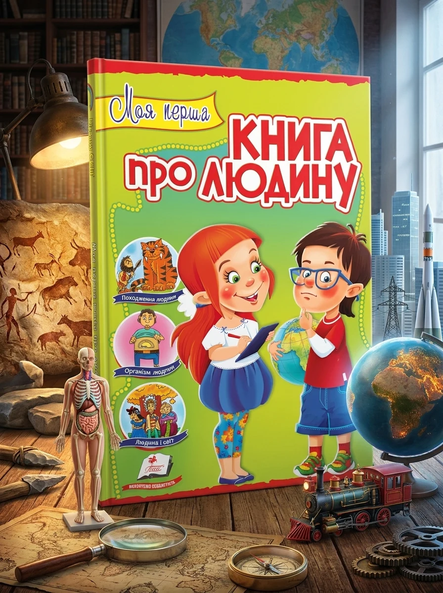 Моя перша книга про людину — Дитячі книги